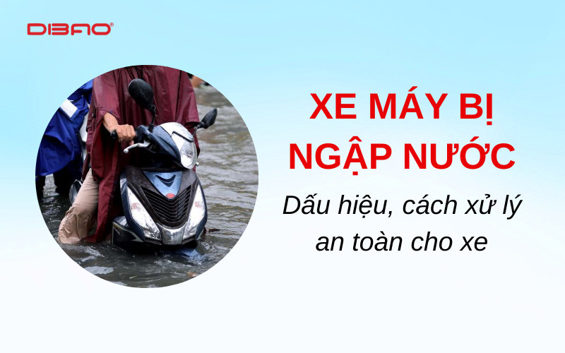 Xe máy bị ngập nước: Dấu hiệu, cách xử lý an toàn cho xe